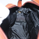 Salvatore Ferragamo Shoulder Bag Leather Brown Gold Auth 122973-19