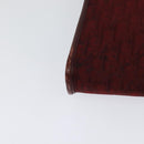 Christian Dior Trotter Canvas Chain Shoulder Bag Red Auth 122975-15