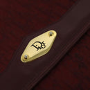 Christian Dior Trotter Canvas Chain Shoulder Bag Red Auth 122975-17