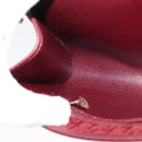 Christian Dior Trotter Canvas Chain Shoulder Bag Red Auth 122975-19