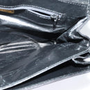 Christian Dior Shoulder Bag Leather Black Gold Auth 122982-18