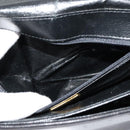 Christian Dior Shoulder Bag Leather Black Gold Auth 122982-21