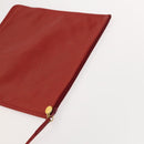 CHANEL Triple Coco Chain Shoulder Bag Caviar Skin Red CC Auth 123009-22