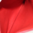 CHANEL Triple Coco Chain Shoulder Bag Caviar Skin Red CC Auth 123009-24