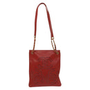 CHANEL Triple Coco Chain Shoulder Bag Caviar Skin Red CC Auth 123009-2