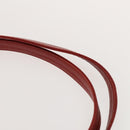 CHANEL Triple Coco Chain Shoulder Bag Caviar Skin Red CC Auth 123009-8