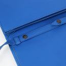 BOTTEGA VENETA INTRECCIATO Shoulder Bag Leather Blue Auth 123018AV-19