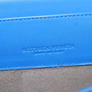 BOTTEGA VENETA INTRECCIATO Shoulder Bag Leather Blue Auth 123018AV-20