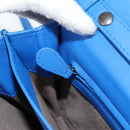 BOTTEGA VENETA INTRECCIATO Shoulder Bag Leather Blue Auth 123018AV-23