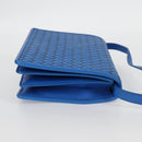 BOTTEGA VENETA INTRECCIATO Shoulder Bag Leather Blue Auth 123018AV-4
