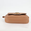 VERSACE Shoulder Bag Leather Beige Gold Auth 123020A-5