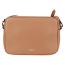 VERSACE Shoulder Bag Leather Beige Gold Auth 123020A-2