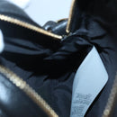 VERSACE Shoulder Bag Leather Black Gold Auth 123021-20