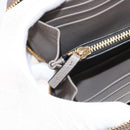 VERSACE Long Wallet Leather Gray Gold Auth 123023-22