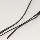 PRADA Neck Strap Safiano leather Black Auth 123025-12