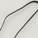 PRADA Neck Strap Safiano leather Black Auth 123025-14