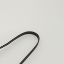 PRADA Neck Strap Safiano leather Black Auth 123025-15