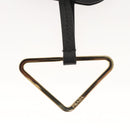 PRADA Neck Strap Safiano leather Black Auth 123025-16