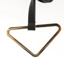 PRADA Neck Strap Safiano leather Black Auth 123025-17