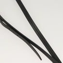 PRADA Neck Strap Safiano leather Black Auth 123025-5