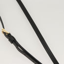 PRADA Neck Strap Safiano leather Black Auth 123025-6