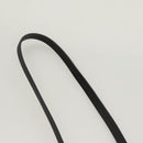 PRADA Neck Strap Safiano leather Black Auth 123025-8