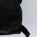 VERSACE Shoulder Bag Canvas Black Silver Auth 123032-17