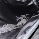 VERSACE Shoulder Bag Canvas Black Silver Auth 123032-18