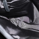 VERSACE Shoulder Bag Canvas Black Silver Auth 123032-19