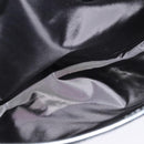 VERSACE Shoulder Bag Canvas Black Silver Auth 123032-20