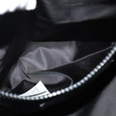 VERSACE Shoulder Bag Canvas Black Silver Auth 123032-22