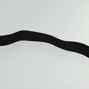 VERSACE Shoulder Bag Canvas Black Silver Auth 123032-14