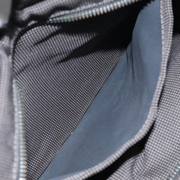 HERMES Her Line PM Tote Bag Canvas Gray Auth 123033