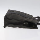 HERMES Her Line PM Tote Bag Canvas Gray Auth 123033-3