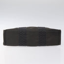 HERMES Her Line PM Tote Bag Canvas Gray Auth 123033-5