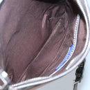 BURBERRY Nova Check Blue Label Shoulder Bag Canvas Pink Auth 123035-12