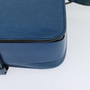 LOUIS VUITTON Epi Cartouchiere MM Shoulder Bag Blue M52245 LV Auth 123038-16