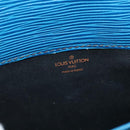 LOUIS VUITTON Epi Cartouchiere MM Shoulder Bag Blue M52245 LV Auth 123038-18