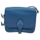 LOUIS VUITTON Epi Cartouchiere MM Shoulder Bag Blue M52245 LV Auth 123038-13