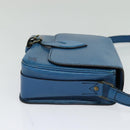 LOUIS VUITTON Epi Cartouchiere MM Shoulder Bag Blue M52245 LV Auth 123038-4