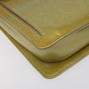 LOUIS VUITTON Monogram Vernis Motto Accessory Pouch Gris M91030 LV Auth 123039-15