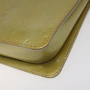 LOUIS VUITTON Monogram Vernis Motto Accessory Pouch Gris M91030 LV Auth 123039-16