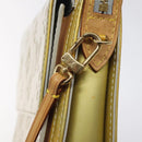 LOUIS VUITTON Monogram Vernis Motto Accessory Pouch Gris M91030 LV Auth 123039-9