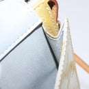 LOUIS VUITTON Monogram Vernis Motto Accessory Pouch Gris M91030 LV Auth 123039-12