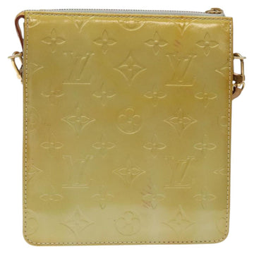 LOUIS VUITTON Monogram Vernis Motto Accessory Pouch Gris M91030 LV Auth 123039 - 0