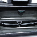 CELINE Shoulder Bag Leather Black Gold Auth 123041-10