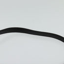 CELINE Shoulder Bag Leather Black Gold Auth 123041-14