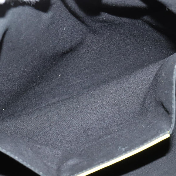 BALENCIAGA Supermarket Clutch Bag Leather Yellow Silver 506794 Auth 123043