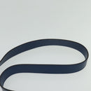 GUCCI Diamante Shoulder Bag Leather Blue Gold 201446 Auth 123045-8