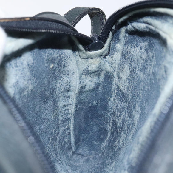 GUCCI GG Supreme Sherry Line Shoulder Bag PVC Navy Red 89 02 055 Auth 123046